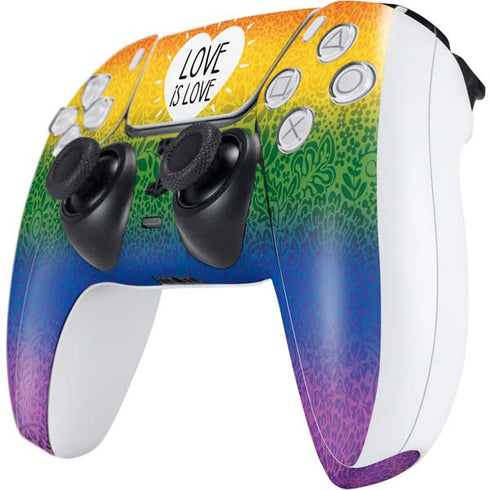 Love Is Love Rainbow PS5 Controller Skin