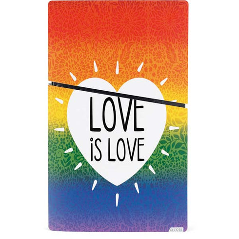 Love Is Love Rainbow PS5 Slim Digital Edition Console Skin