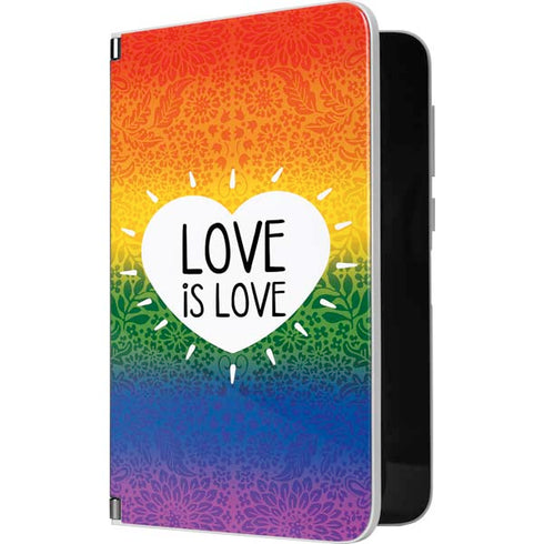 Love Is Love Rainbow Surface Duo Skin
