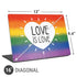 Love Is Love Rainbow Universal Laptop 16in (13 x 9.4in) Skin