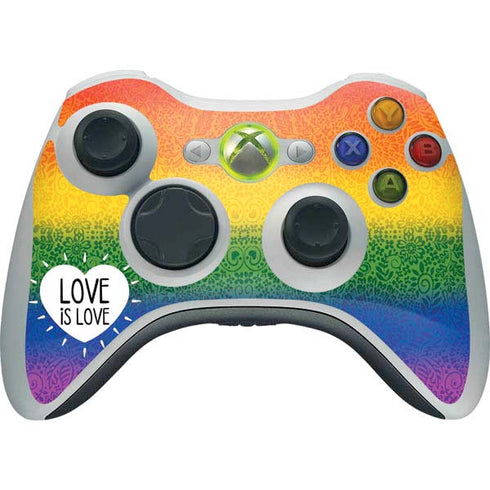 Love Is Love Rainbow Xbox 360 Wireless Controller Skin