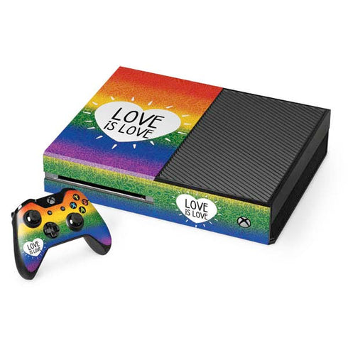 Love Is Love Rainbow Xbox One Console and Controller Bundle Skin