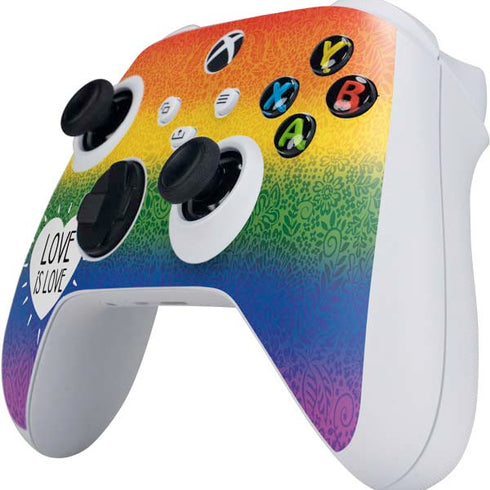 Love Is Love Rainbow Xbox Series S Controller Skin