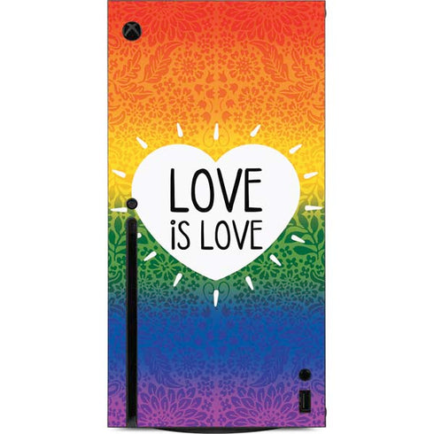 Love Is Love Rainbow Xbox Series X Console Skin