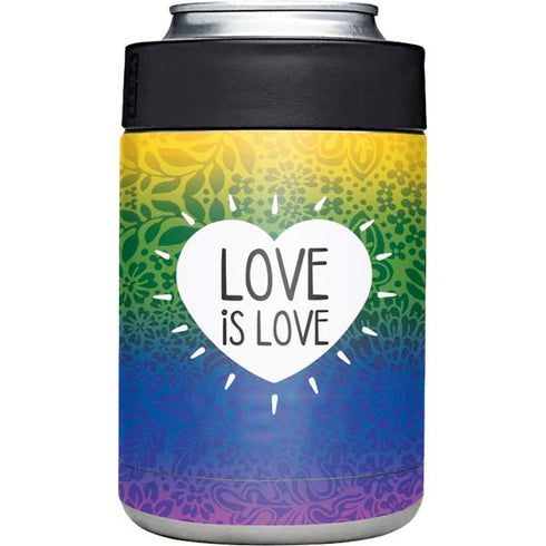 Love Is Love Rainbow Yeti Colster Can Insulator Skin