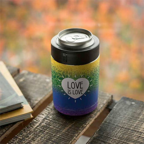 Love Is Love Rainbow Yeti Colster Can Insulator Skin