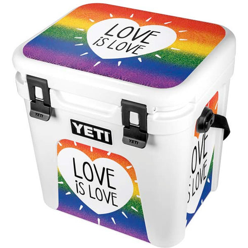 Love Is Love Rainbow YETI Roadie 24 Hard Cooler Skin