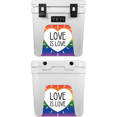 Love Is Love Rainbow YETI Roadie 24 Hard Cooler Skin