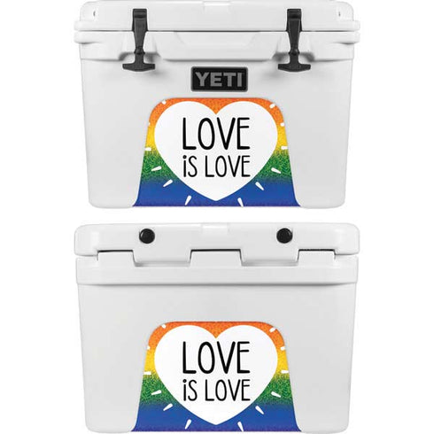Love Is Love Rainbow YETI Tundra 35 Hard Cooler Skin