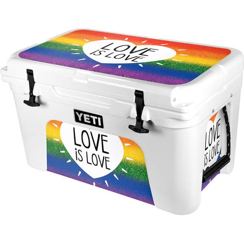 Love Is Love Rainbow YETI Tundra 45 Hard Cooler Skin