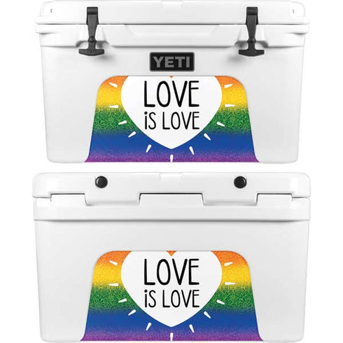 Love Is Love Rainbow YETI Tundra 45 Hard Cooler Skin