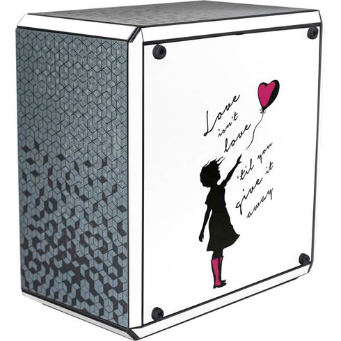 Love Isnt Love Til You Give It Away Cooler Master MasterBox Q300L Mini Tower Skin