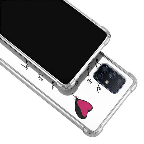 Love Isnt Love Til You Give It Away Galaxy A71 5G Clear Case