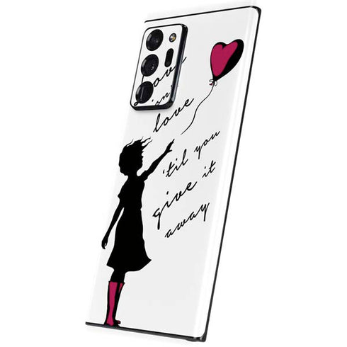 Love Isnt Love Til You Give It Away Galaxy Note20 Ultra 5G Skin