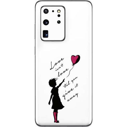 Love Isnt Love Til You Give It Away Galaxy S20 Ultra 5G Skin
