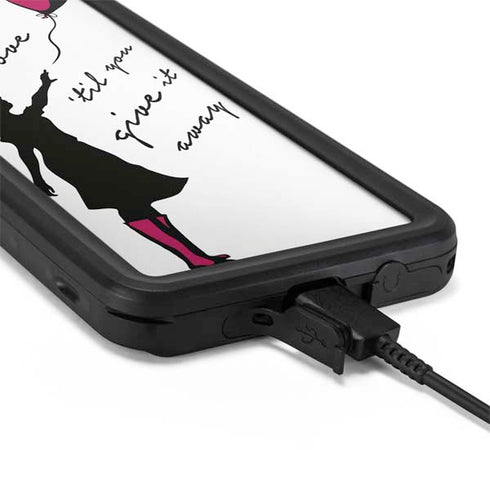 Love Isnt Love Til You Give It Away Galaxy S20 Waterproof Case
