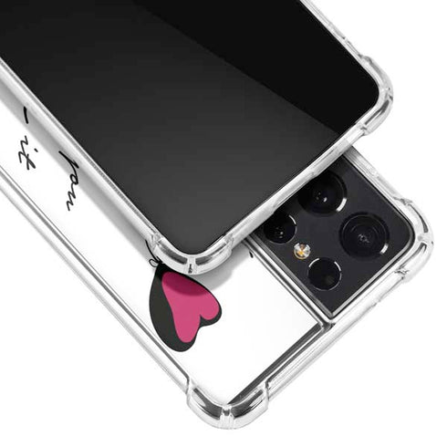 Love Isnt Love Til You Give It Away Galaxy S21 Ultra 5G Clear Case