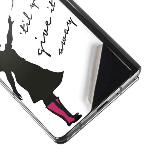 Love Isnt Love Til You Give It Away Galaxy Z Fold2 5G Skin