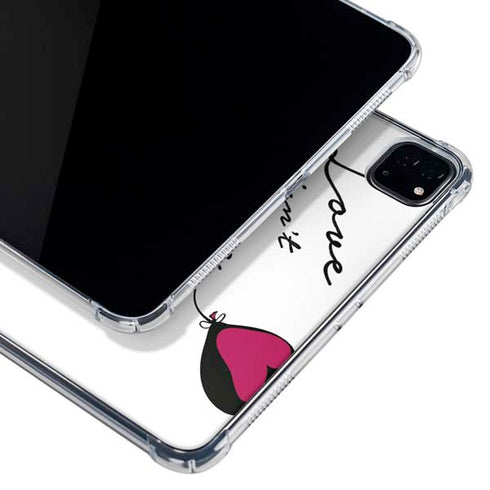 Love Isnt Love Til You Give It Away iPad Pro 12.9in (2020) Clear Case