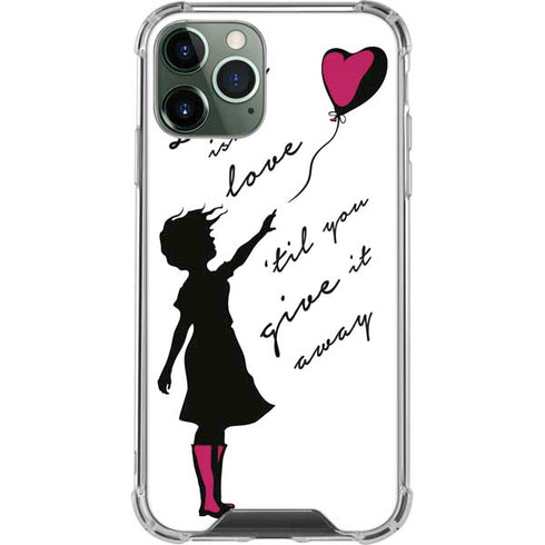 Love Isnt Love Til You Give It Away iPhone 12 Pro Clear Case