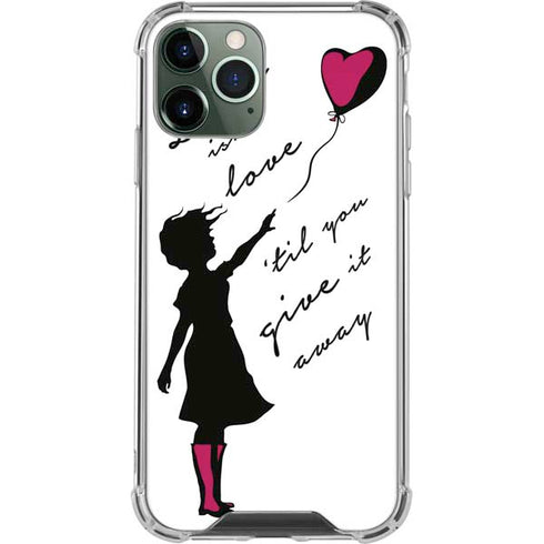 Love Isnt Love Til You Give It Away iPhone 12 Pro Max Clear Case