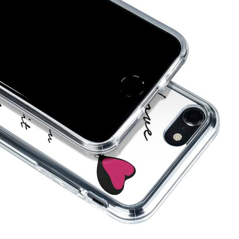 Love Isnt Love Til You Give It Away iPhone SE (2nd & 3rd Gen) Clear Case