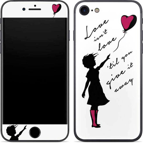 Love Isnt Love Til You Give It Away iPhone SE (2nd & 3rd Gen) Skin