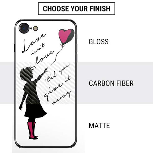 Love Isnt Love Til You Give It Away iPhone SE (2nd & 3rd Gen) Skin