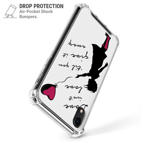 Love Isnt Love Til You Give It Away iPhone XR Clear Case
