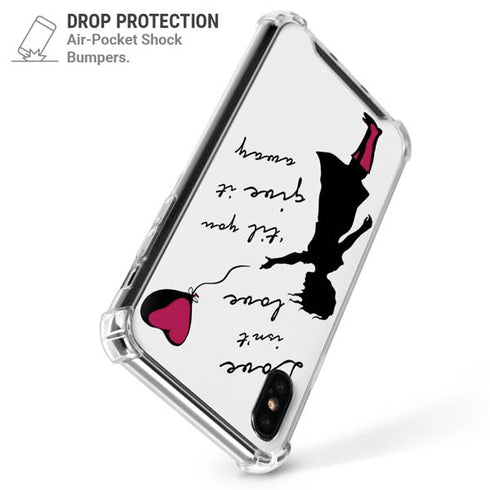 Love Isnt Love Til You Give It Away iPhone XS Max Clear Case
