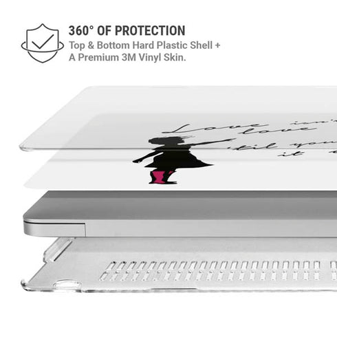 Love Isnt Love Til You Give It Away MacBook Air 15in (2023-2025) Case plus Skin