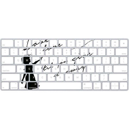 Love Isnt Love Til You Give It Away Magic Keyboard Skin