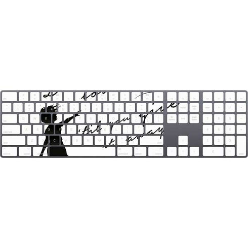Love Isnt Love Til You Give It Away Magic Keyboard with Numeric Keypad Skin