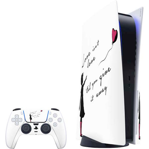 Love Isnt Love Til You Give It Away PS5 Bundle Skin
