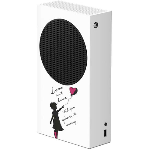Love Isnt Love Til You Give It Away Xbox Series S Console Skin