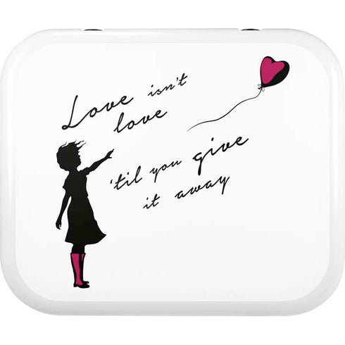 Love Isnt Love Til You Give It Away YETI Roadie 24 Hard Cooler Skin