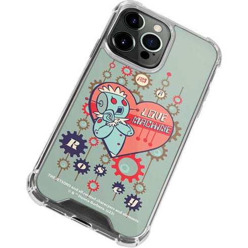 The Jetsons Love Machine iPhone 15 Pro Clear Case