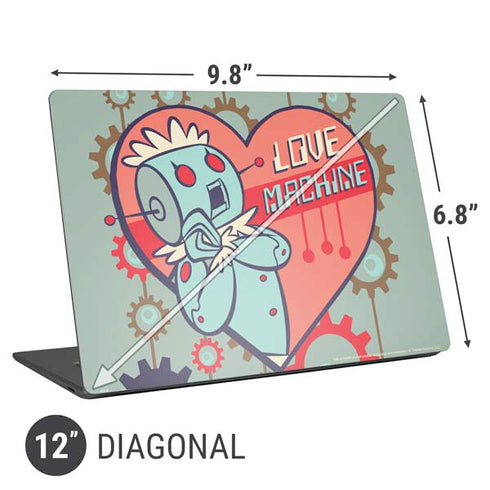 The Jetsons Love Machine Universal Laptop 12in (9.8 x 6.8in) Skin