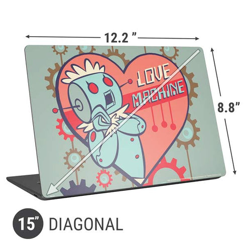 The Jetsons Love Machine Universal Laptop 15in (12.2 x 8.8in) Skin