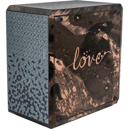 Love Rose Gold Black Cooler Master MasterBox Q300L Mini Tower Skin