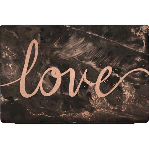 Love Rose Gold Black Dell Vostro Skin