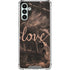 Love Rose Gold Black Galaxy A13 5G Clear Case
