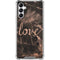 Love Rose Gold Black Galaxy A14 5G Clear Case
