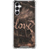 Love Rose Gold Black Galaxy A14 5G Clear Case