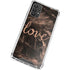 Love Rose Gold Black Galaxy A32 5G Clear Case