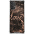 Love Rose Gold Black Galaxy A32 5G Clear Case