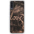 Love Rose Gold Black Galaxy A50 Clear Case