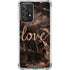 Love Rose Gold Black Galaxy A52 5G Clear Case