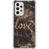 Love Rose Gold Black Galaxy A53 5G Clear Case