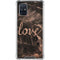 Love Rose Gold Black Galaxy A71 5G Clear Case
